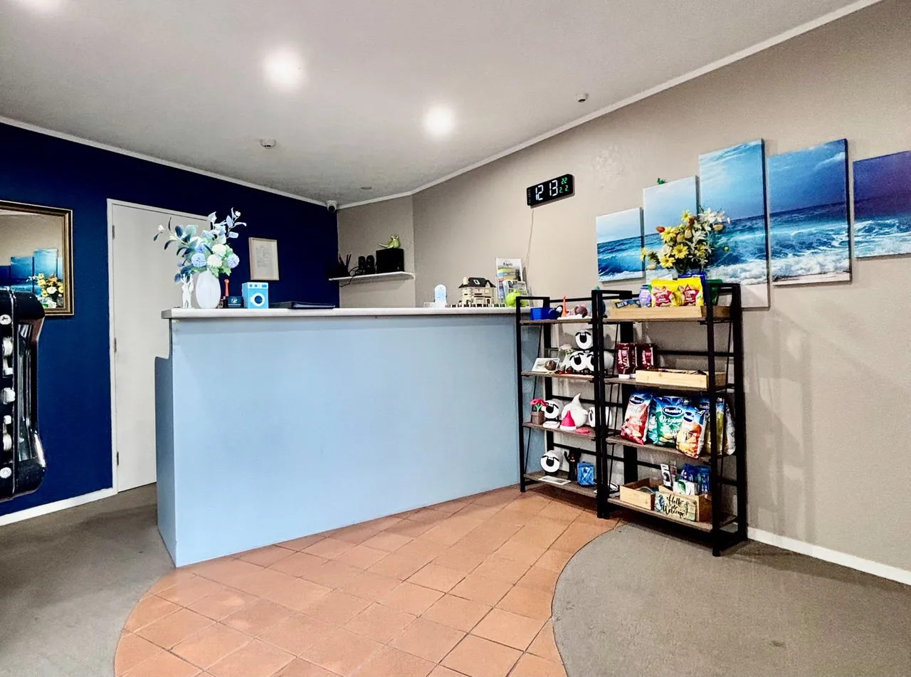 Inside reception